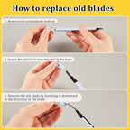 Coavas Window Tint Kit, Window Privacy Film Application Tools Kit, 3 Pcs Easy to Apply Window Film & Car Glass Window Tinting Tool, Vinyl Wrap Set Includes Squeegee, Utility Knife, Spray Bottle