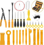 GOOACC 40Pcs Trim Removal Tool,Auto Terminal Removal Key Tool,Auto Clip Pliers Stereo Removal Tools,Car Upholstery Repair Rem