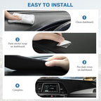 FIILINES Dash Cover for Hyundai Sonata 2015-2019, Dashboard Cover Sonata Accessories Suede Dash Cover Mat Sunshade Anti-Slip 