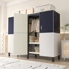Large Portable Closets for Hanging Clothes | Heavy Duty Clothes Rack with Cover Foldable | Max Load 1000LBS Portable Wardrobe