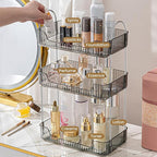 Aveniee Bathroom Counter Organizer, 3 Tier Perfume Skin Care Countertop Storage Shelf, Vanity Makeup Tray for Cosmetic Skinca