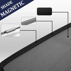 FEISHILINIYA Magnetic Side Windows Sunshades Curtain for Toyota for Camry 8th (2018-2023) Passenger Privacy Built-in Magnet Car Window Sun Shade for Camry ACCEOSSRIES