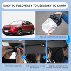 Sun Shade Sunshade for Honda HR-V 2026 2025 2024 2023 HRV Windshield Cover, 4-Layers Sun Shield 250T Silver Coating Sun Visor Foldable Window Shade Blocks UV Rays Car Accessories