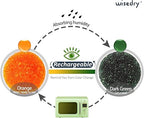 wisedry [ 2 LBS ] Reusable Desiccant Beads Silica Gel Dessicant Beads Bulk for 3D Printer Filament, Gun Safe, 2-4 mm, Color