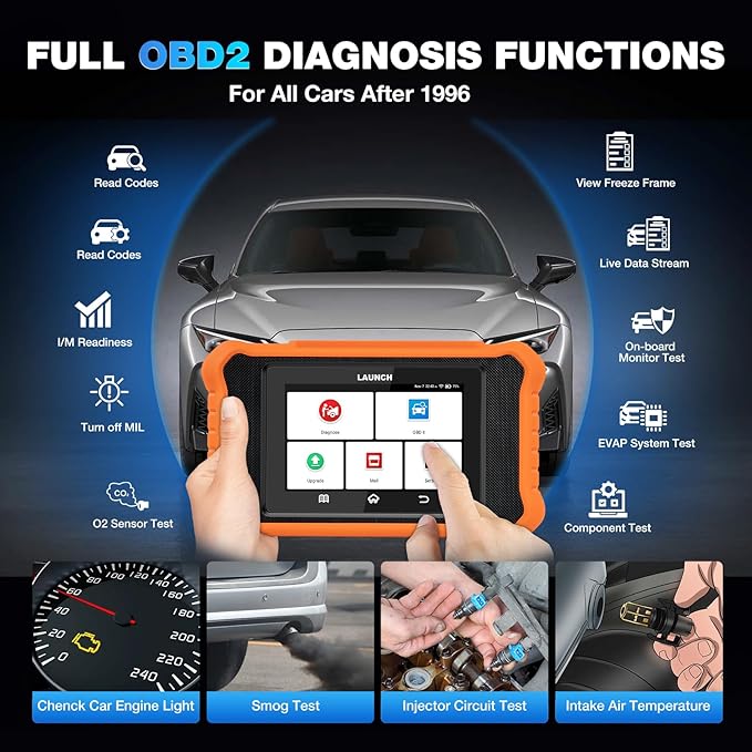 Launch Creader Elite 2.0 Bidirectional Scan Tool fit for Toyota/Lexus, 2026 Full System OBD2 Scanner, All Reset Service Code