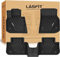 LASFIT Floor Mats Fit for BMW X3 2018-2024/ BMW X4 2019-2024, Custom Fit TPE All Weather Waterproof Floor Liners Front & Rear Rows Car Mats for 30i M40i 30e M40i xDrive30i, Black