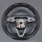 MEWANT DIY Stitching Steering Wheel Cover Wrap for Tesla Model 3 Highland 2023-2025/Model Y 2025 Highland for Tesla Model 3/Model Y Accessories(3D Style)