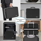 ENGPOW File Organizer Bag with 13 Pocket Accordion File Folder, Fireproof Document Organizer with Lock& Labels,Multi-Layer Po