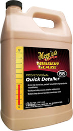 Meguiar's Professional Quik Detailer M6601 - Pro All in One that Removes Paint Defects, Adds Shine, and Protects Paint in One Step, 128 Oz, 1 Gal
