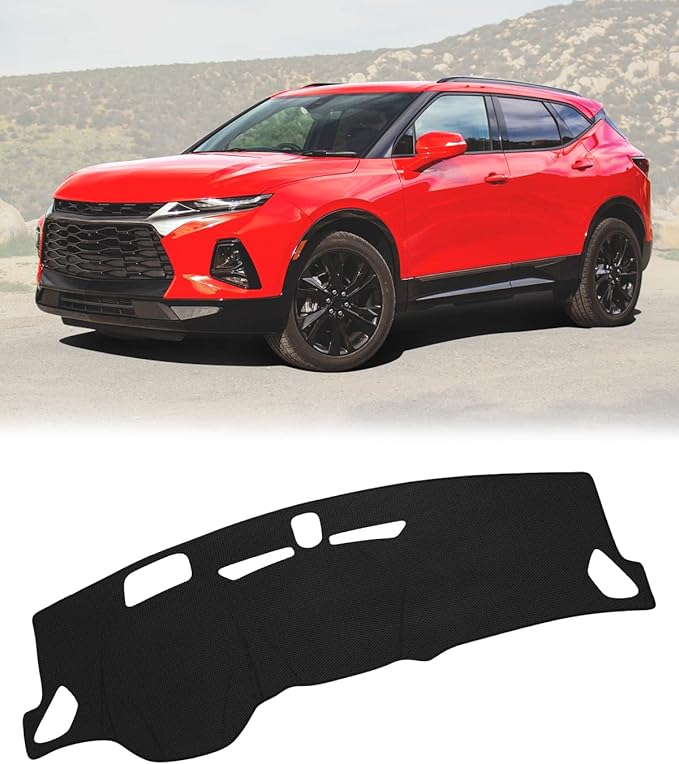 FIILINES Dash Cover for Chevrolet Trailblazer 2021-2025 LS/LT/RS/Activa, Dashboard Mat Cover Sunshade Nonslip Mesh Protector 