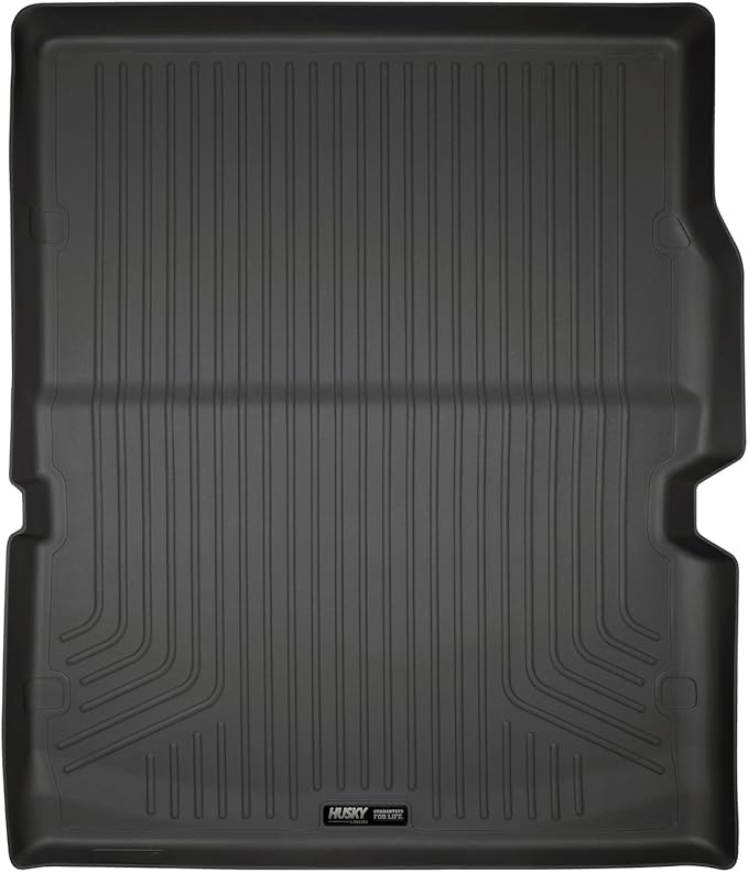 Husky Liners Weatherbeater Cargo Liner | Fits 2011-2026 Dodge Durango w/3rd Row Seat (Fits to Back of 2nd Row Over Folded Flat 3rd Row) | Cargo, 1-pc. Black - 20421
