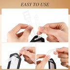 Kigeli 200 Pcs Luggage Tags Bulk, Suitcases Backpack Baggage Name Tags with ID Card for Travel Wedding Back to School
