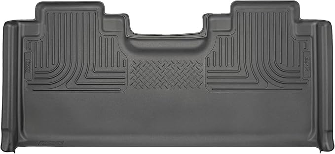 Husky Liners Weatherbeater Floor Mats | Fits 2015-2026 Ford F-150 SUPERCAB ONLY; 2017-2026 Ford F-250/F-350/F-450 SUPERCAB ONLY (Full Coverage) | 2nd Row, 1-pc Black - 19361