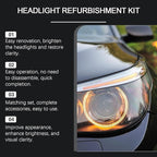ODALIT Headlight Refurbishment Kit, Professional Headlight Cleaner, ODALIT Headlight Restore Kit, Brings Headlights Back to L