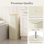 Lifewit 75L Slim Laundry Hamper, Narrow Small Laundry Basket with Handle for Dirty Clothes, Collapsible Tall Thin Laundry Bin