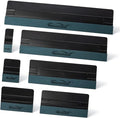 NEWISHTOOL 7 In 1 Vinyl Squeegee Tool, Different Sizes Plastic Scraper Cards with Micro Fiber Suede Felt Edge Felt Squeegee Set for Wallpaper Smoothing, Car Wrapping, Window Tinting and PPF Installing