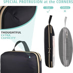 See Through Expandable Compression Packing Cubes, Mesh Travel Packing Cubes for Suitcases, Lightweight Organizers Bag Set for