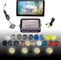 LCD Parking Sensor Kit - Displays Data on Original Screen, Easy Rear Installation, Compatible with All Camera Formats (AHD, C
