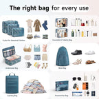 11 Set /9 Set Packing Cubes for Travel,Gifts for Women Mom Kids,TSA Approved Bags for Makeup,Cosmetic, Toiletry,Organizers fo