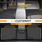 Floor Mats for Jeep Grand Cherokee 2005 2006 2007 2008 2009 2010, Grand Cherokee WK Laredo, Limited, Summit Floor Mats, TPE Summer Winter Non-Slip Floor Liners Car Accessories