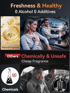 Ceeniu Smart Car Air Fresheners, New smell experience by Ultrasonic mist, Auto On/Off, Powerful Built-in Battery, Long lastin