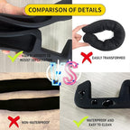 Car Seat Gap Filler 2 Pack, Inserts Between Seats Console with Deeper Groove, Universal Car Seat Gap Plug with Upgraded Phone Holder for Car SUV Truck