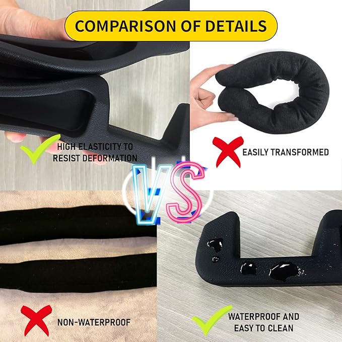 Car Seat Gap Filler 2 Pack, Inserts Between Seats Console with Deeper Groove, Universal Car Seat Gap Plug with Upgraded Phone Holder for Car SUV Truck