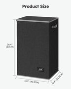 SOLEDI Laundry Hamper with Lid 90L Large & Tall Collapsible Laundry Basket, Clothes Hamper with Bag Removable Easy to Carry, 
