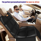 Bacgnyer Car Seat Protector, 2 Pack of Seat Protectors, Thickest Padded 600D Fabric Padding, Waterproof, Durable, Anti Slip B