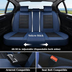 Coverado Car Seat Covers, Front Covers for Cars, Car Seat Cover Front Seats, Car Seat Protector Waterproof, Leather Car Seat 