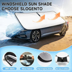 Custom Fit Windshield Sun Shade for Nissan Sentra 2020-2026, Blocks UV & Heat, Front Window Sunshade Accessories, Easy Fold & Store Keep Your Car Cooler