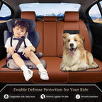 FLORICH Rear Seat Covers Leather Car Seat Covers Waterproof Back Seat Cover Automotive Seat Covers Universal Seat Cushion Pro
