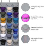 Dofilachy Hat Rack - Hat Organizer - Hat Racks for Baseball Caps, Visible Hat Holder - Baseball Rack for Wall Door with 3 Hoo