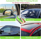 2026 Upgrade Clear Vision Windshield Cleaner with Car Window Cleaner,Automotive Oil Film Cleaning Brush for Car Windows,Clear