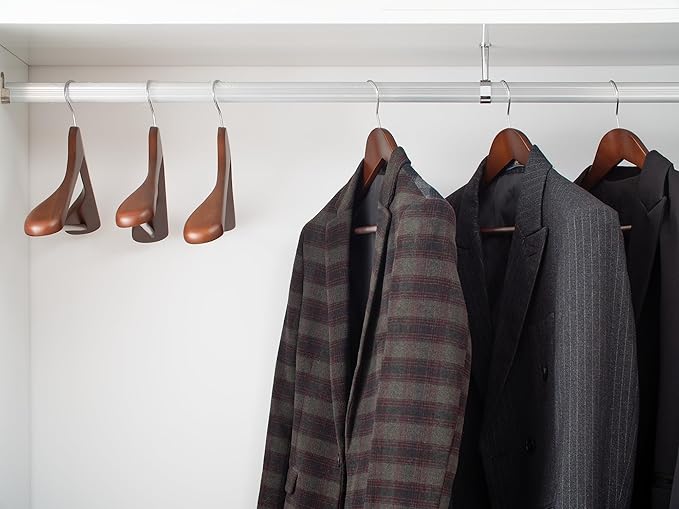 Under Bed Shoe Storage Organizer with Wooden Hangers