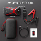 Jump Starter, 1600A 4 in 1 Function Battery Jumper Starter Portable Up to 8.5L Gas & 5.0L Diesel Engines 12V Jump Box