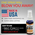 Scent Bomb Air Freshener Spray, Long-Lasting Odor Eliminator - Effective Deodorizer for Home & Car, Fresh Room Spray for Kitc
