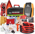 Everlit Survival Car Emergency Kit, Roadside Safety Tool Kit with Gloves,Digital Auto Air Compressor Tire Inflator, First Aid