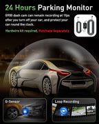 Dash Cam Front and Rear,4K+1080P WiFi Dual Dash Camera for Cars with App, 3" IPS Dashboard Camera Recorder,Night Vision,24H/7