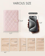 Vlando Travel Jewelry Case,Jewelry Organizer Box with Clear Zipper Velvet Jewelry Pouch Bag, PU Leather Jewelry Case,Gift for