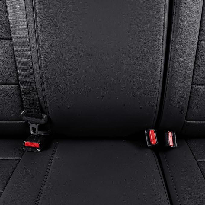 EKR Custom Fit Tacoma Rear Car Seat Covers for Select Toyota Tacoma 2016 2017 2018 2019 2020 2021 2022 2023 Access Cab - Seco