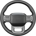 MEWANT Steering Wheel Covers for Ford F-150 2021-2025 / F-150 Lightning 2022-2025 Hand-Stitched F150 Steering Wheel Wrap