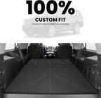 LASFIT Trunk Mat with Backrest Mat 2015-2020 for Chevrolet Chevy Suburban/GMC Yukon XL(Only Yukon XL, Not Fit Yukon)/Cadillac Escalade ESV(Only Escalade ESV, Not Fit Escalade), All Weather TPE Mat