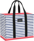SCOUT Original Deano Tote Large - Durable Lightweight Open Top Beach, Pool & Lake Bag, Inside Zip Pocket, Folds Flat