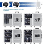 Grand Fusion Stow-N-Go Packing Organizer for Luggage, Portable Hanging Travel Shelves, Carry-On Closet, Hanging Packing Cubes