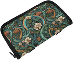 Car Tissue Holder Car Visor Organizer Tissue Box Holder for Car Sun Visor Organizer with Car Vehicle Accessories Essentials Interior for Women Men Teal Vines Flowers Rainbow St.Patrick