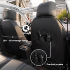 GIANT PANDA Full Set Seat Covers for Toyota RAV4, Corolla (2013-2026, Not Hybrid), Camry, Prius (2010-2026),Corolla Cross, 60