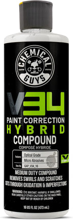 Chemical Guys Gap_V34_16 V34 Optical Grade Hybrid Compound (16 oz)