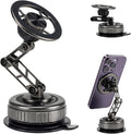 EdenseeLake Magsafe Car Phone Holder, 360° Adjustable Car Phone Mount, Strong Magnetic Vacuum Suction Cup Phone Holders for Your Car, 17 Pro Max 16 15 14 13 12 Air Plus