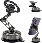 EdenseeLake Magsafe Car Phone Holder, 360° Adjustable Car Phone Mount, Strong Magnetic Vacuum Suction Cup Phone Holders for Your Car, 17 Pro Max 16 15 14 13 12 Air Plus